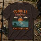 Sunrise Meeting T-Shirt in Brown