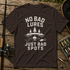 No Bad Lures T-Shirt in Brown