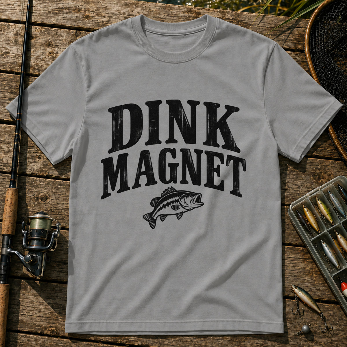 Dink Magnet T-Shirt in Grey