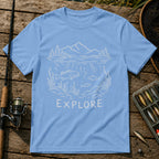 Explore T-Shirt in Blue