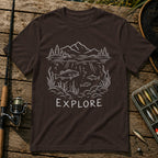 Explore T-Shirt in Brown
