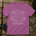 Explore T-Shirt in Berry