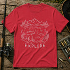 Explore T-Shirt in Red