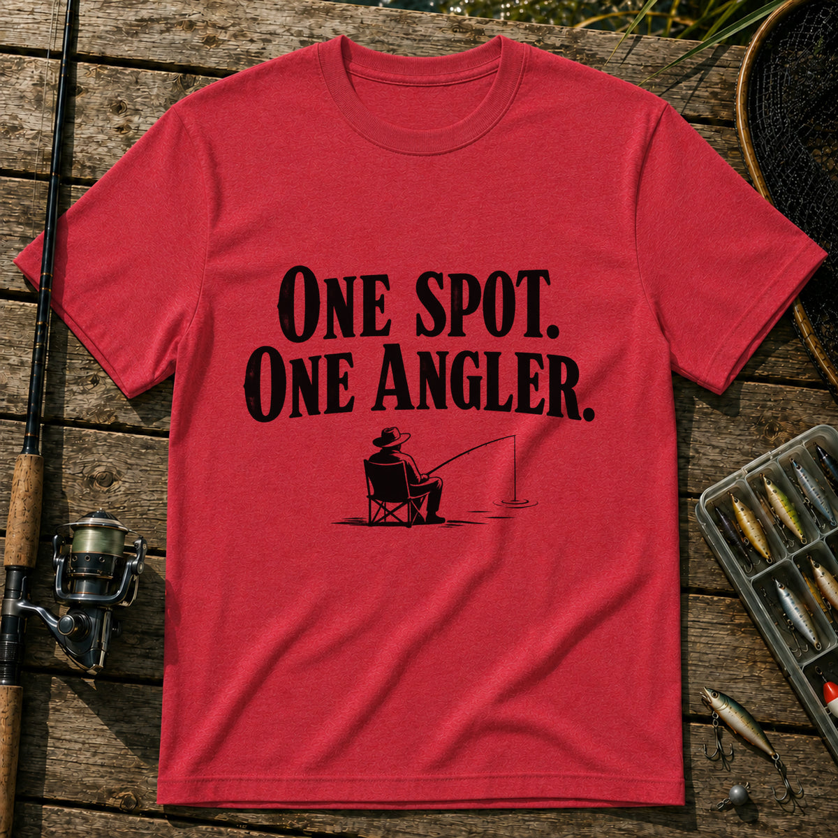 One Angler T-Shirt in Red