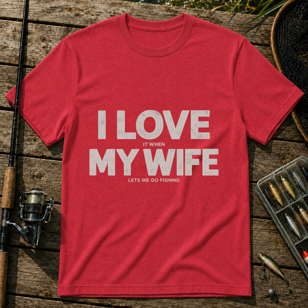 Love My Wife T-Shirt in Red