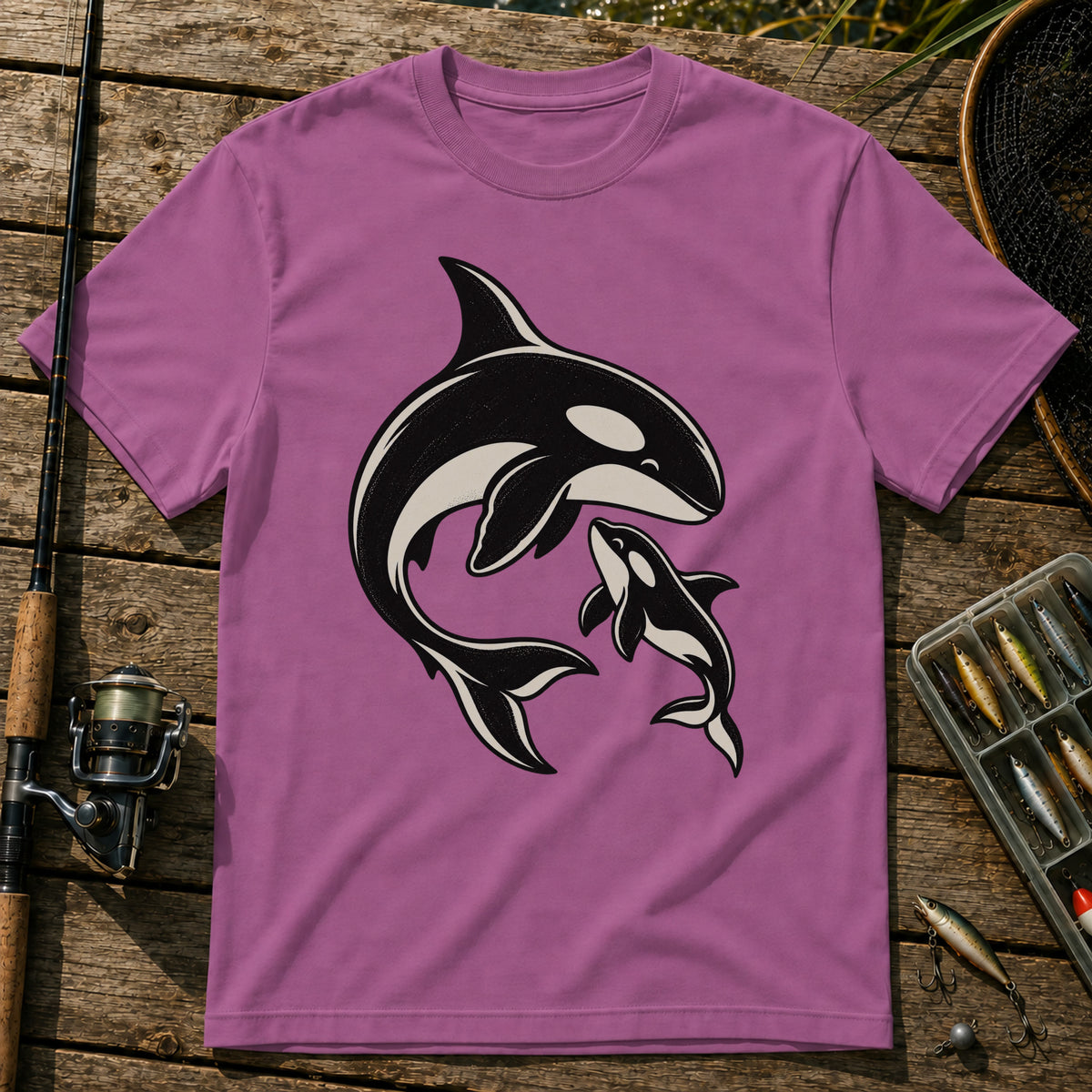 Orca T-Shirt in Berry