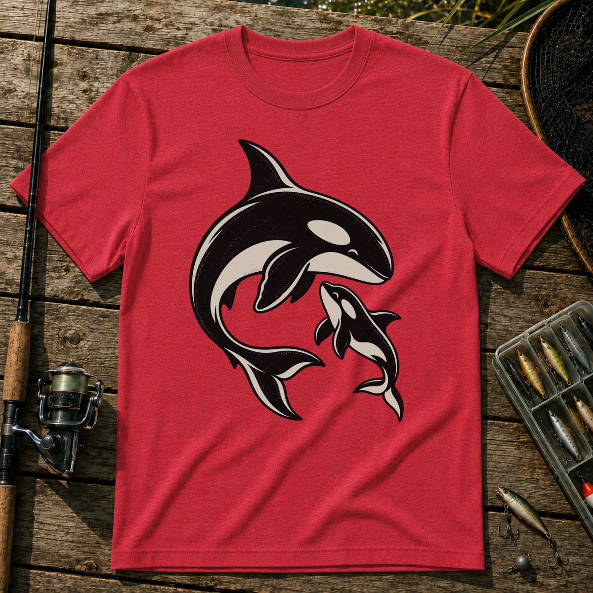Orca T-Shirt in Red