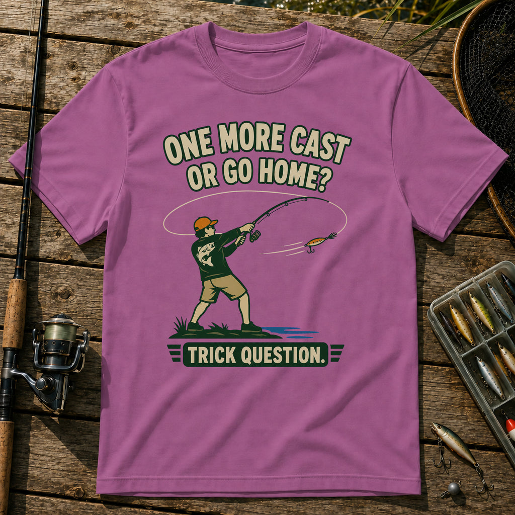 Trick Question T-Shirt in Berry