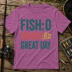 FISH: 0. SNACKS: 6. GREAT DAY T-Shirt in Berry