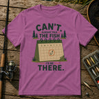 Fish Calendar T-Shirt in Berry
