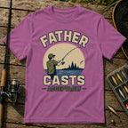 Faster Casts T-Shirt in Berry