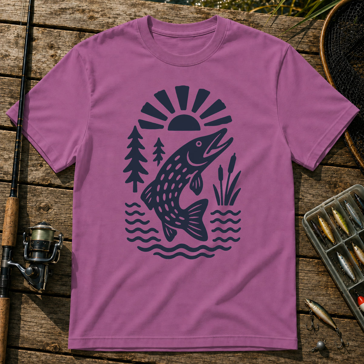 Pike T-Shirt in Berry