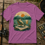 Vibing Fish T-Shirt in Berry