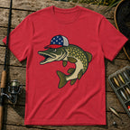 Pike US Hat T-Shirt in Red