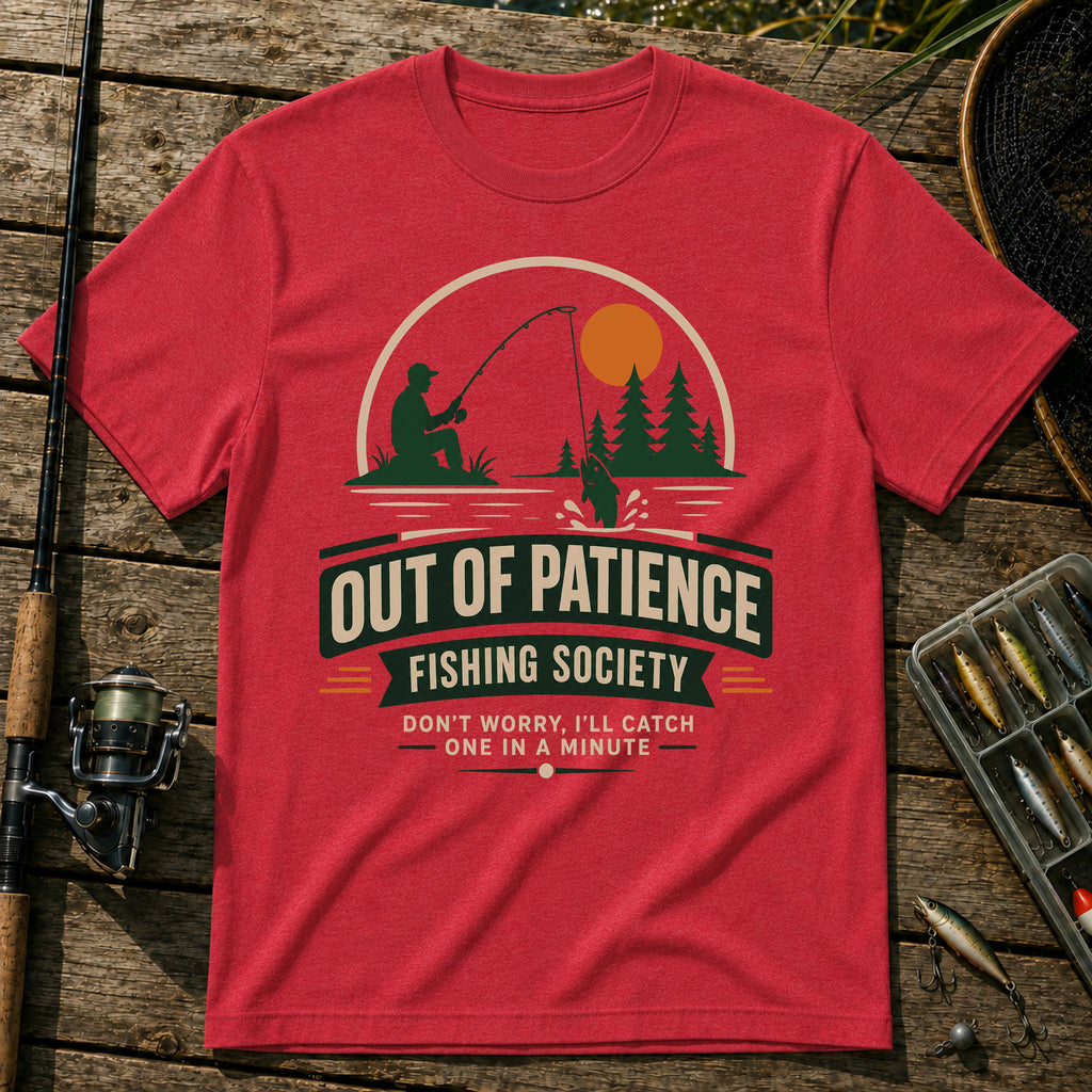 Out Of Patience T-Shirt in Red