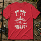 No Bad Lures T-Shirt in Red