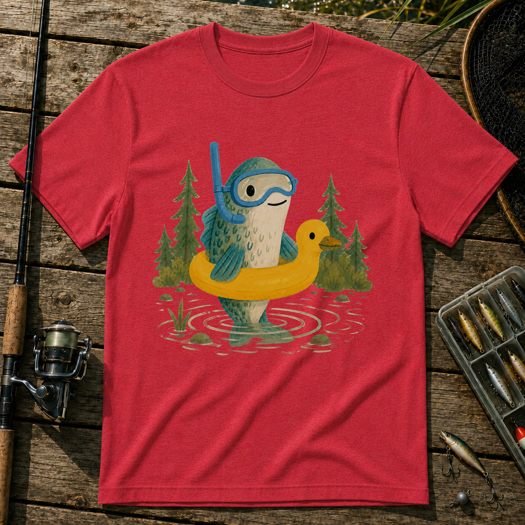 Snorkel Fish T-Shirt in Red