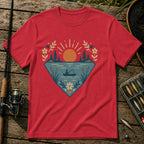 Flower Lake T-Shirt in Red