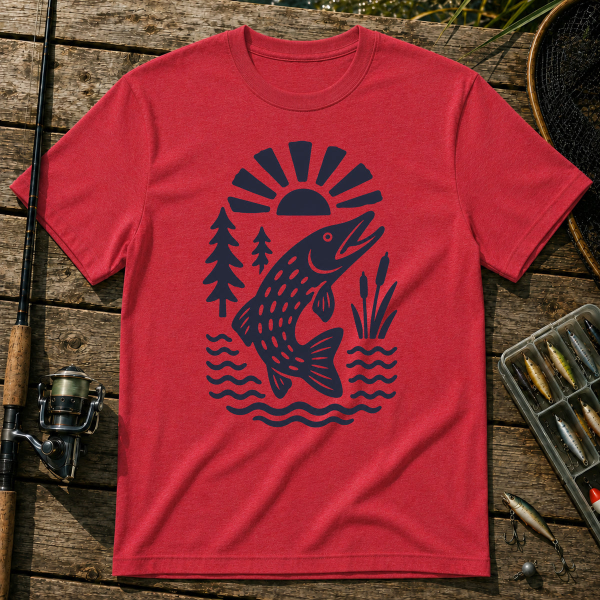 Pike T-Shirt in Red