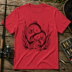 Cuddling Fish T-Shirt in Red