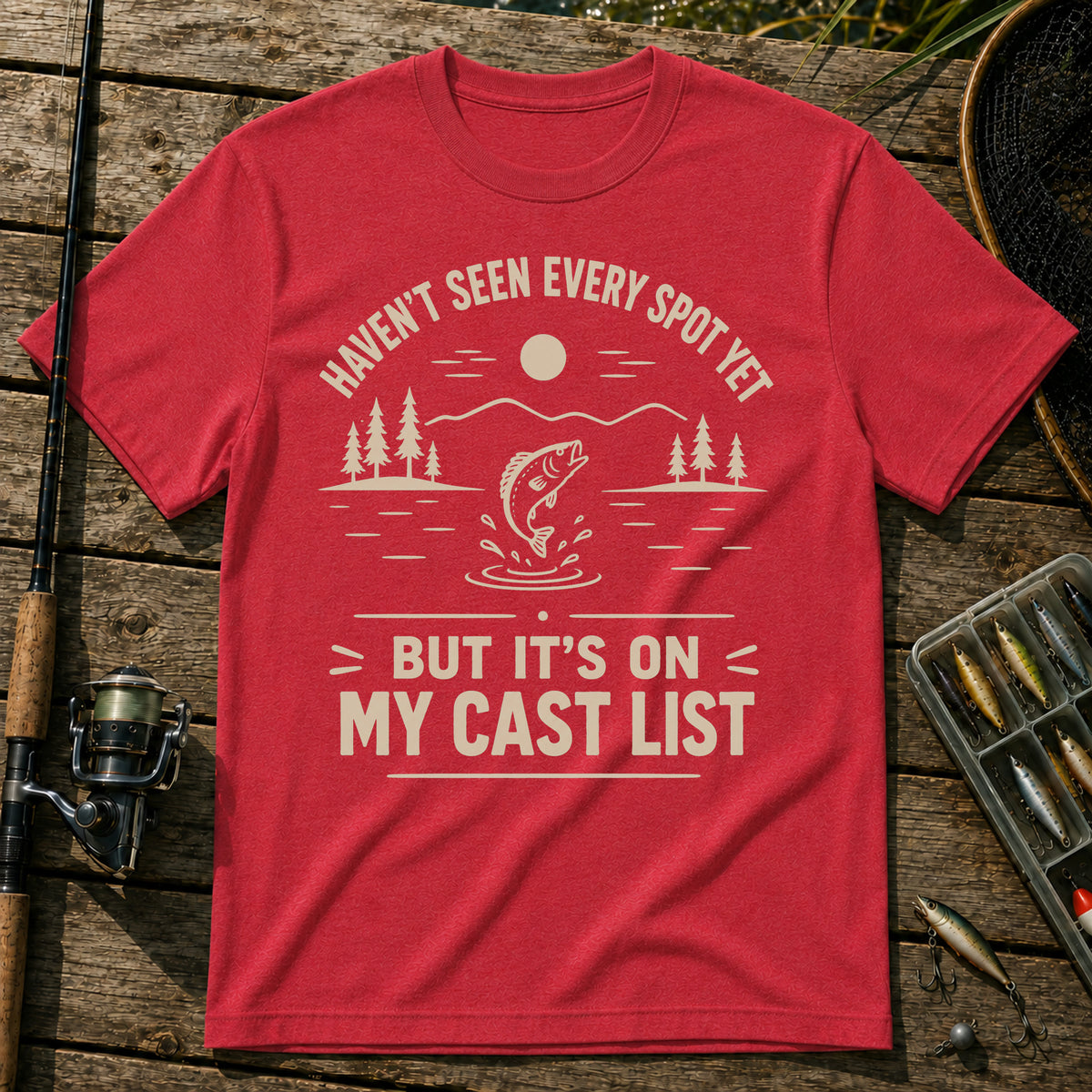My Cast List T-Shirt in Red