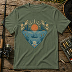 Flower Lake T-Shirt in Military
