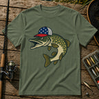 Pike US Hat T-Shirt in Military