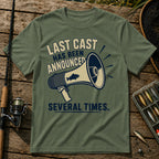Last Cast Announce T-Shirt in Military