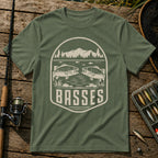 Basses T-Shirt in Military