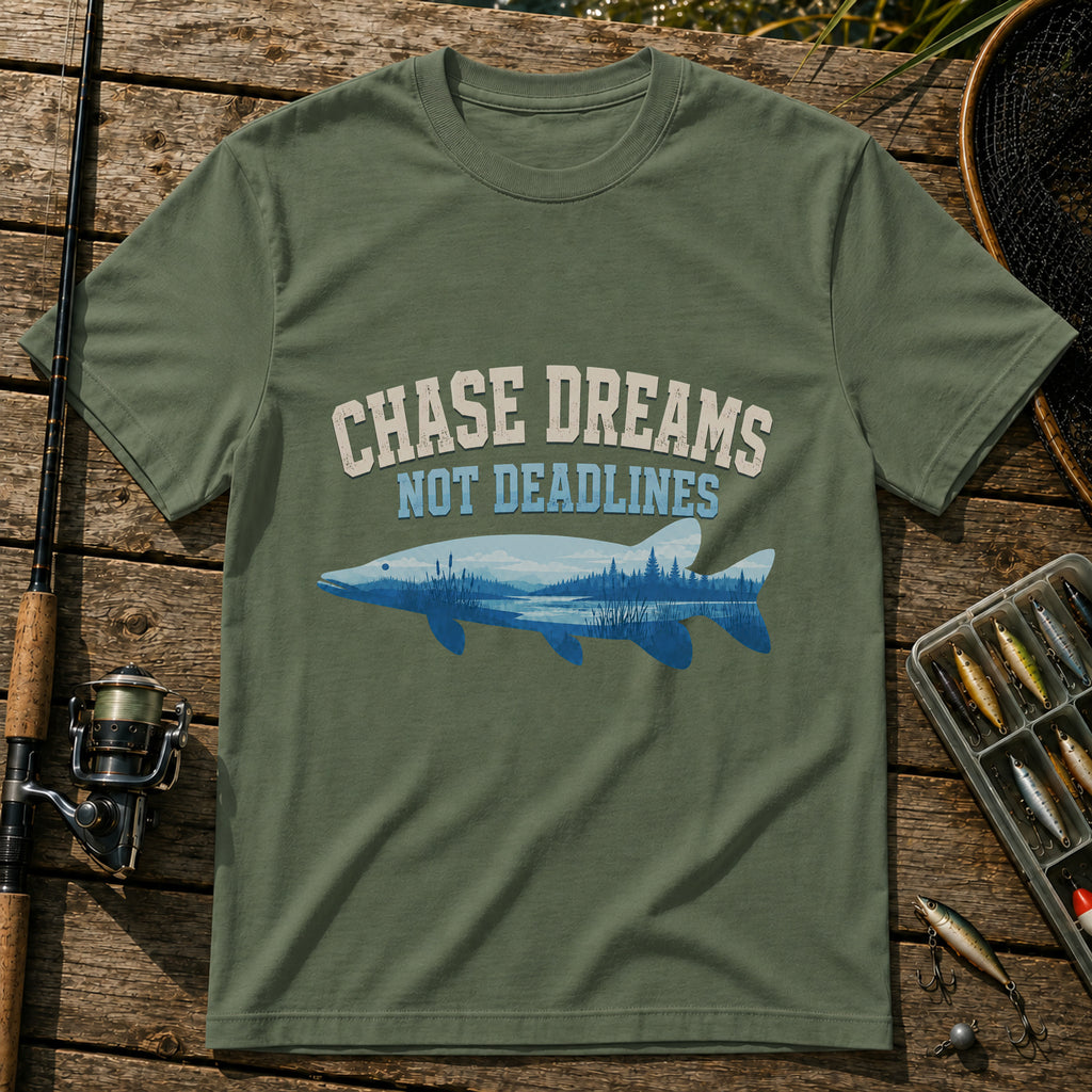 Chase Dreams T-Shirt in Military