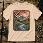 Cherry Blossom Setting T-Shirt in Cream