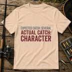 EXPECTED CATCH: SEVERAL. ACTUAL CATCH: CHARACTER Typography T-Shirt in Cream