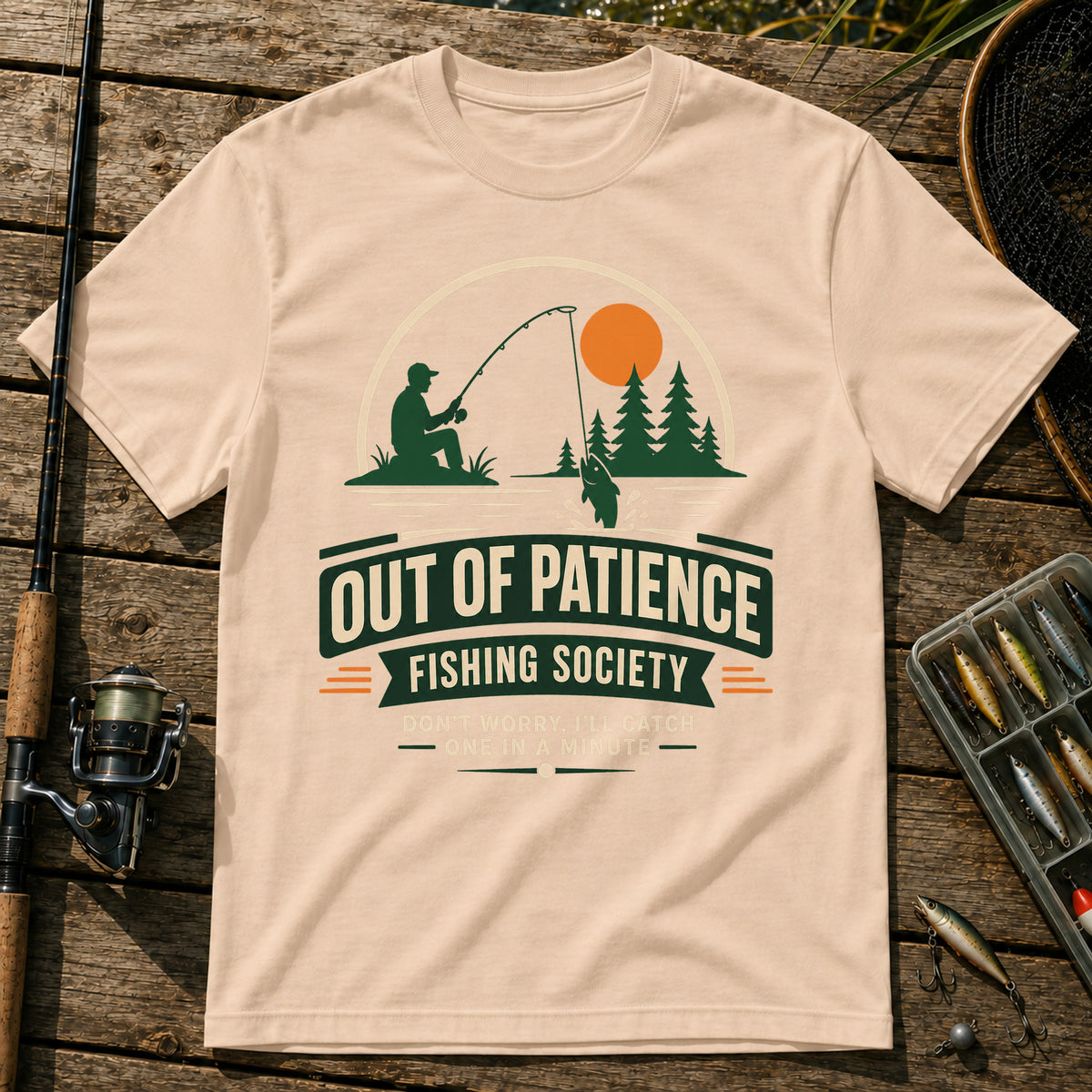 Out Of Patience T-Shirt in Cream