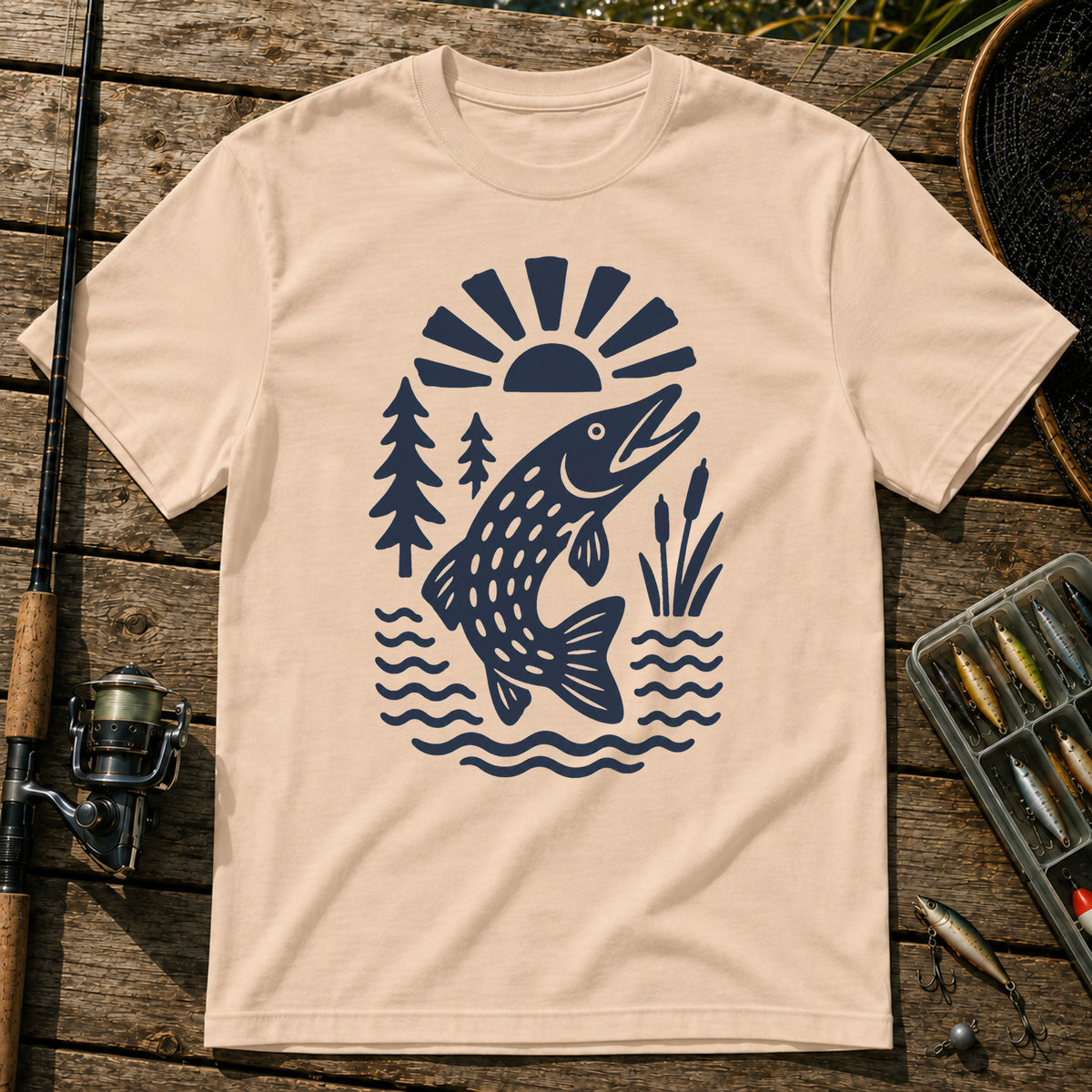 Pike T-Shirt in Cream