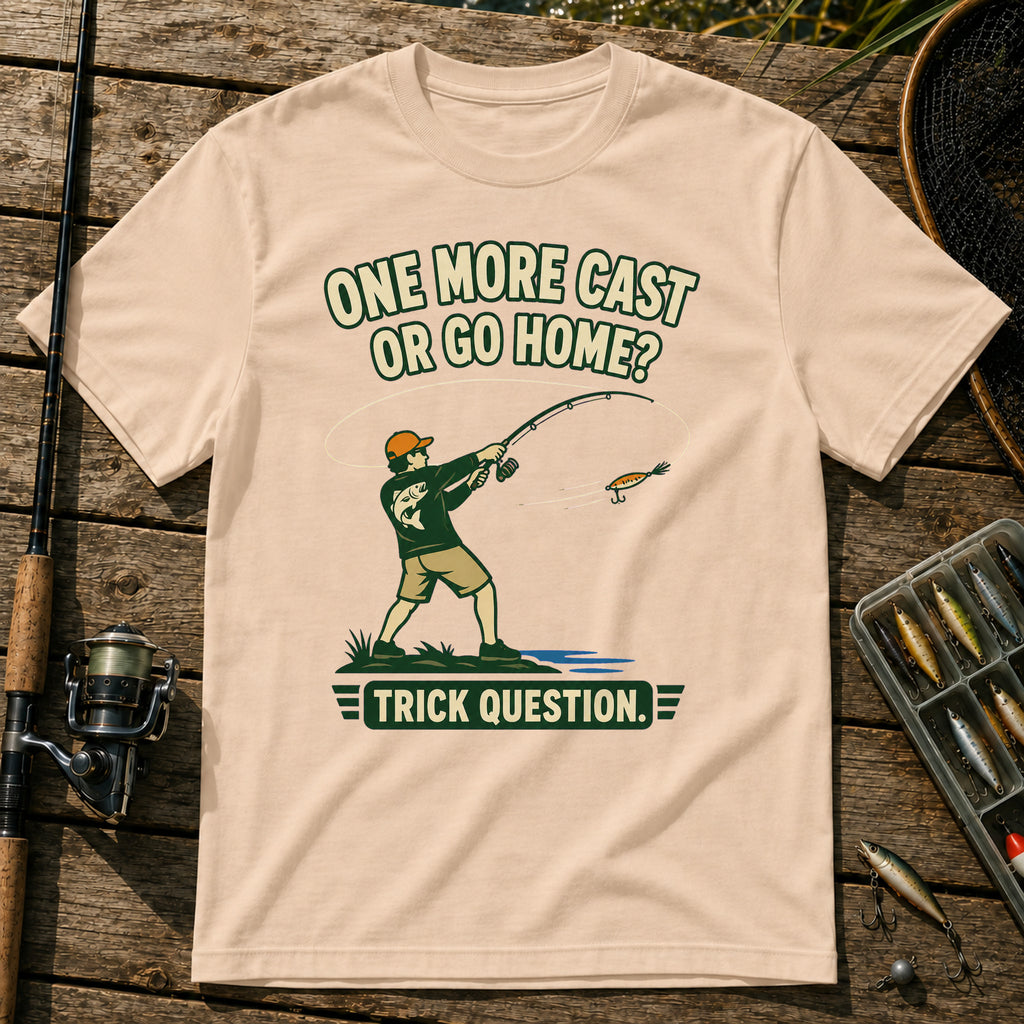 Trick Question T-Shirt in Cream