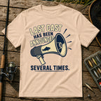 Last Cast Announce T-Shirt in Cream