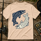 Yin And Yang T-Shirt in Cream
