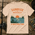 Sunrise Meeting T-Shirt in Cream
