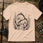 Cuddling Fish T-Shirt in Cream