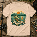 Vibing Fish T-Shirt in Cream