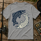 Yin And Yang T-Shirt in Grey