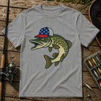 Pike US Hat T-Shirt in Grey