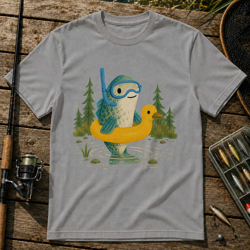Snorkel Fish T-Shirt in Grey