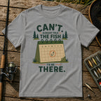 Fish Calendar T-Shirt in Grey