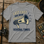 Last Cast Announce T-Shirt in Grey