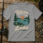 Take Me To The Lake T-Shirt in Grey