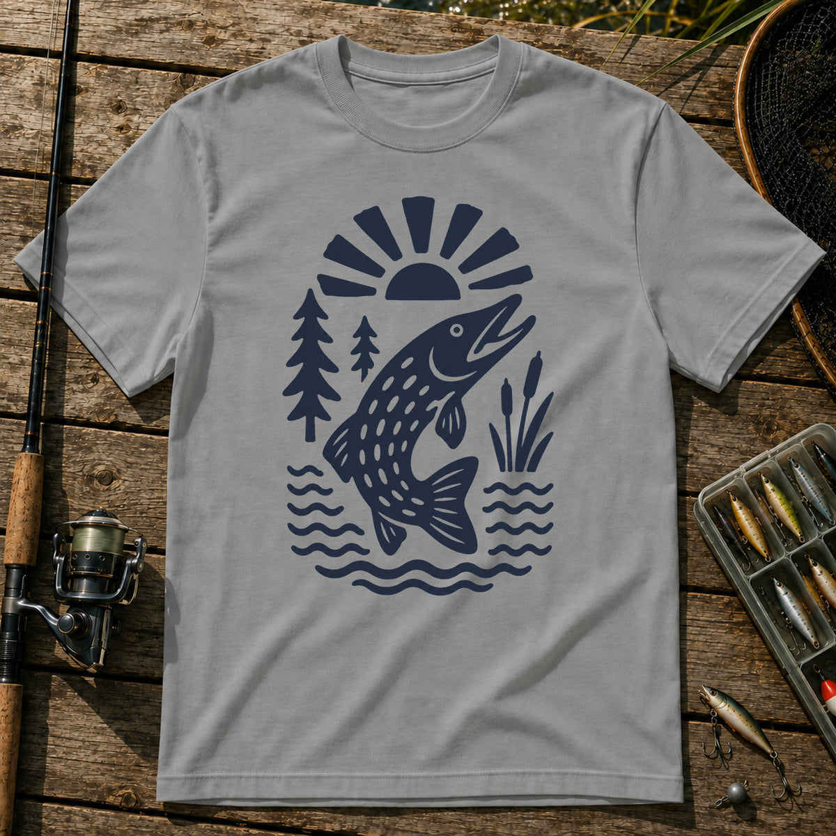 Pike T-Shirt in Grey