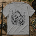 Cuddling Fish T-Shirt in Grey