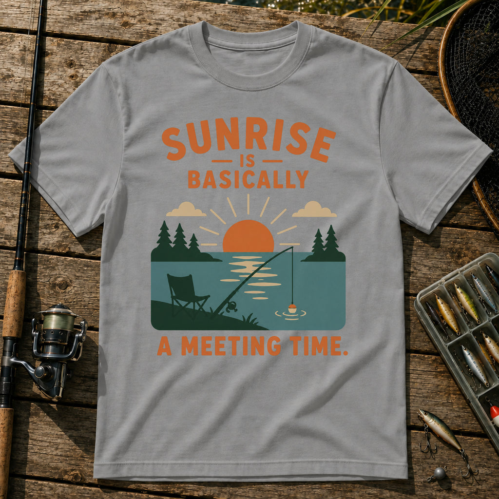 Sunrise Meeting T-Shirt in Grey
